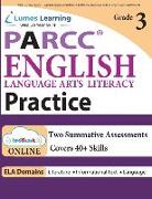 PARCC Test Prep: Grade 3 English Language Arts Literacy (ELA) Practice Workbook and Full-length Online Assessments: PARCC Study Guide
