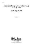 Brandenburg Concerto No. 3 for String Quartet: Conductor Score