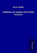 Antiochus von Syrakus und Coelius Antipater