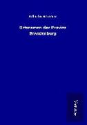 Ortsnamen der Provinz Brandenburg