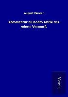 Kommentar zu Kants Kritik der reinen Vernunft