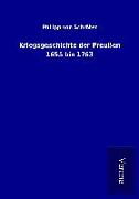 Kriegsgeschichte der Preußen 1655 bis 1763