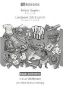 BABADADA black-and-white, British English - Leetspeak (US English), visual dictionary - p1c70r14l d1c710n4ry