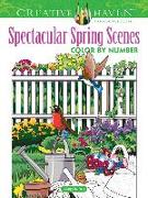 Creative Haven Spectacular Spring Scenes Color by Number