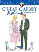 Creative Haven Great Gatsby Fashions Coloring Book