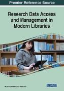 Research Data Access and Management in Modern Libraries