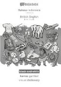 BABADADA black-and-white, Bahasa Indonesia - British English, kamus gambar - visual dictionary