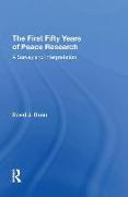 The First Fifty Years of Peace Research