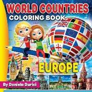 World Countries Coloring Book Europe: Coloring Book Europe