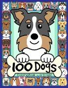 100 Dogs Coloring Book