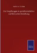 Die Vergiftungen in gerichtsärztlicher und klinischer Beziehung