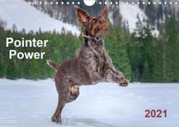 Pointer Power (Wall Calendar 2021 DIN A4 Landscape)