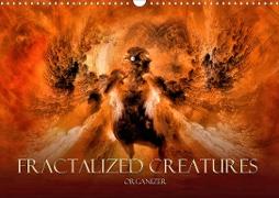Fractalized creatures (Wall Calendar 2021 DIN A3 Landscape)