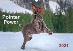 Pointer Power (Wall Calendar 2021 DIN A3 Landscape)