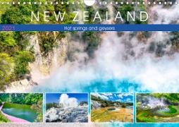 New Zealand - Hot springs and geysers (Wall Calendar 2021 DIN A4 Landscape)