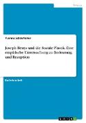 Joseph Beuys und die Soziale Plastik. Eine empirische Untersuchung zu Bedeutung und Rezeption