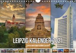 Leipzig Kalender 2021 " Leipzig von seiner schönsten Seite" (Wandkalender 2021 DIN A4 quer)