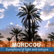 Morocco - Symphony of light and colours (Wall Calendar 2021 300 × 300 mm Square)