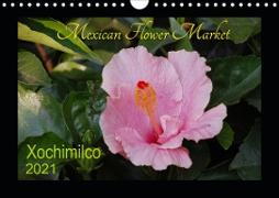 Mexican Flower Market (Xochimilco) (Wall Calendar 2021 DIN A4 Landscape)