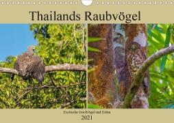 THAILANDS RAUBVÖGEL Exotische Greifvögel und Eulen (Wandkalender 2021 DIN A4 quer)