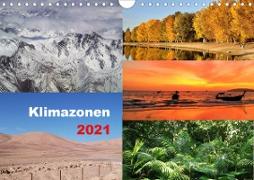 Klimazonen 2021 (Wandkalender 2021 DIN A4 quer)