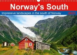 Norway´s South (Wall Calendar 2021 DIN A3 Landscape)