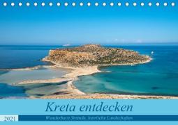 Kreta entdecken (Tischkalender 2021 DIN A5 quer)