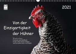 Von der Einzigartigkeit der Hühner 2021 (Wandkalender 2021 DIN A3 quer)