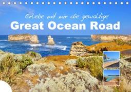 Erlebe mit mir die gewaltige Great Ocean Road (Tischkalender 2021 DIN A5 quer)