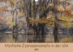 Mystische ZypressensümpfeAT-Version (Wandkalender 2021 DIN A3 quer)