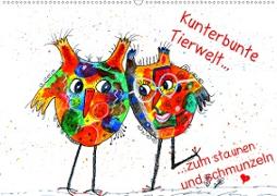 Kunterbunte Tierwelt (Wandkalender 2021 DIN A2 quer)