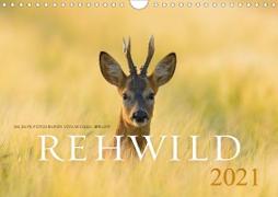 Rehwild 2021 (Wandkalender 2021 DIN A4 quer)