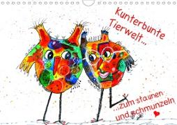 Kunterbunte Tierwelt (Wandkalender 2021 DIN A4 quer)