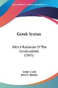 Greek Syntax