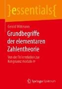 Grundbegriffe der elementaren Zahlentheorie