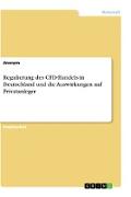 Regulierung des CFD-Handels in Deutschland und die Auswirkungen auf Privatanleger