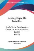 Apologetique De Tertullien