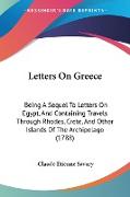 Letters On Greece
