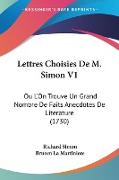 Lettres Choisies De M. Simon V1