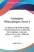 Campagnes Philosophiques, Partie 1