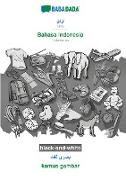 BABADADA black-and-white, Urdu (in arabic script) - Bahasa Indonesia, visual dictionary (in arabic script) - kamus gambar