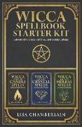 Wicca Spellbook Starter Kit: A Book of Candle, Crystal, and Herbal Spells