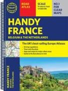 Philip's Handy Road Atlas France, Belgium and The Netherlands