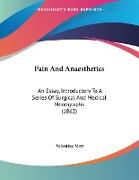 Pain And Anaesthetics