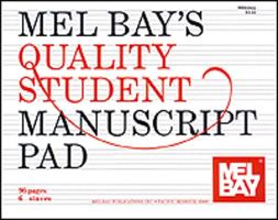 Quality Student Manuscript Pad: 6 Staves