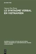 Le syntagme verbal en vietnamien