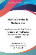 Medical Service In Modern War