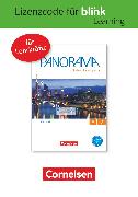 Panorama, Deutsch als Fremdsprache, A2: Gesamtband, Kursbuch als E-Book mit Audios und Videos, Gedruckter Lizenzcode für BlinkLearning (24 Monate für Lehrkräfte)
