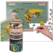 Puzzle Weltkarte, 300-teilig, ca. 24 x 9 cm