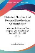 Historical Sketches And Personal Recollections Of Manchester